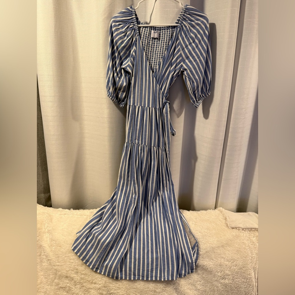 Belted maxi dress